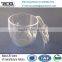 Clear Quartz Glass Crucible Fused Silica Furnace With Lid Or Not