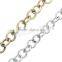 18K Gold Plated Brass Snake Necklace Chain