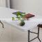6ft plastic tables and chairs made in China, folding tables and chairs for event, white plastic outdoor table and chair