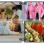 Glossy Silky Satin Cloth printing necked girl photo