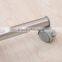 Single rail with wheels stainless steel telescopic clothes rack