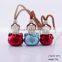 12ml Doraemon Shaped Glass Vial Pendant Necklace Air Freshener Auto Perfume Diffuser