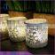 Exquisite Design cylinder shaped Glass Mosaic Candle Jars