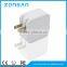 import mobile phone accessories flat dual port usb wall charger 2.4a, wall mount usb charger