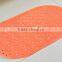 cute foots pattern and safty with suction cups pvc bath mat