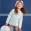 DK0044 dave bella 2015 autumn girls boutique sweater children's clothes girls jacquard sweater children's fashionable sweater