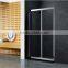 YL60023 8mm clean grass, stainless steel frame round sliding in line door