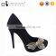 Fashion jewelry high heel platform party shoes women bridal shoes