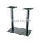 factory direct industrial style round cast iron metal dining table base leg with powder coated