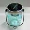 Nice hanging firefly flicker led blue glass mason jar solar light for garden or wedding