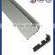 Fashion recessed handle aluminum alloy profile for kitchen cabinet
