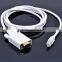 1.83m mini displayport dp male to vga female cable for projector