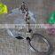 Custom crystal glass keychain