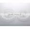 Lifestyle Retro Set 4 Clear Round Glass Plate