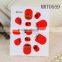 children heart design 3D nail art stencil sticker