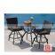 High quality China outdoor furniture PE rattan dining table and chair set for garden