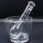 4OZ Cheap High Quality Factory Price Borosilicate Glass Mortar & Pestle for Laboratory