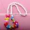 >>>2016 New Arrival Children Kids Accessories Acrylic Flower Girl Kids Necklace Bracelet Jewelry Sets/