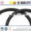 TC184*208*12 metric size completely nbr rubber covered spring loaded rear wheel oil seal with auxiliary lip