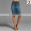 2015 designer sexy women denim long skirt jeans JXQ156