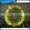 Inflatable shining zorb ball, human hamster body zorb ball cheap hot sale