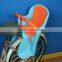 Plastic baby seat used on bicycle children seat with seat belts bicycle parts