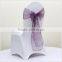 25cmx275cm Wedding Decoration Supplies Banquet Hotel Party Organza Chair Cover Sash Bow