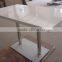 Acrylic soid surface Restaurant dining tables and chairs, artificial marble stone table top