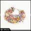 Charm Bracelet with Colored Air Crochet Seed Beads