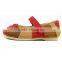 2016 Spring Flat Heel Girls Sweet Kids Mary Janes Shoes with Bowknot