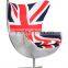 Arne Jacobsen Replica Flag Aluminium Egg Chair