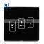 Smart touch light wall switch detector with touch screen microwave waterproof switch