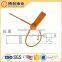 Plastic security seal for election ballot box