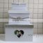 Luxury handmade card boxes for weddings with photo frame