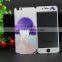9H 3D full cover mobile phone screen protector color tempered glass screen protector for iphone 6