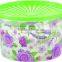 Transparent round fresh keeping box