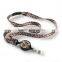 cheap custom fancy badge reel holder lanyards no minimum order