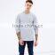 Longline Tee Heather Grey Tee Shirt LS Style