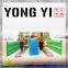 Double lane inflatable bungee run