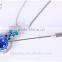 925 silver calabash essential oil silver pendant necklace wholesale