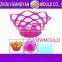 new design plastic heart shape basket mold