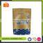 Cheap plastic stand up food grade brown paper bag.