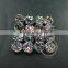 14mm rainbow black plated druzy quartz irregular surface round stone cabochon for DIY earrings,rings supplies 4110097