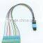 China hot sell 12 core LC-MTP fanout fiber optical jumper whit high quality