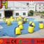 Inflatable tactical field paintball bunkers/ inflatable sports arena/ laser archery tag arena