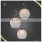2015 new design indoor hanging light modern home glass pendant lighting