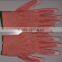 red polyester liner coated black nitrile coating work gloves from China--2016 hot selling gloves