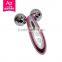 new 3 in 1 platinum roller massager for face lift wrinkle remover with microcurrent face lift machine