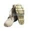 Military Boots Tan - Mountaineer Sole Military Desert Deployment Boots With Side Zipper (Leather) 9"