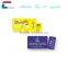 Customerized promotion triple PVC breakaway combo card with QR Code/Bar Code